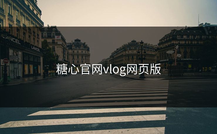 糖心官网vlog网页版
